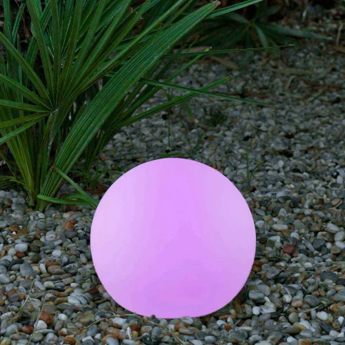 LÁMPARA EXTERIOR ESFÉRICA SOLAR BULY 20 + BATERIA RECARGABLE + RGB FLOTANTE