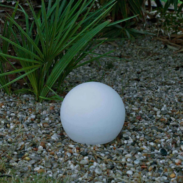 LÁMPARA EXTERIOR ESFÉRICA SOLAR BULY 30 + BATERIA RECARGABLE + RGB FLOTANTE