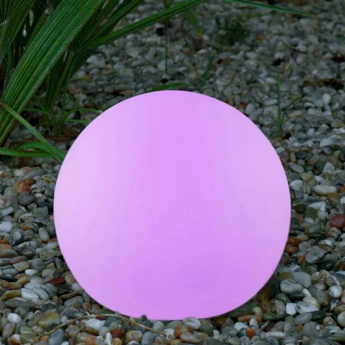 LÁMPARA EXTERIOR ESFÉRICA SOLAR BULY 40 + BATERIA RECARGABLE + RGB FLOTANTE