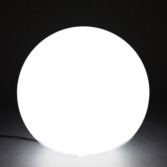 LÁMPARA EXTERIOR ESFÉRICA BULY 50 CABLE LUZ FRÍA