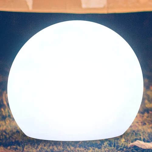 LÁMPARA EXTERIOR ESFÉRICA SOLAR BULY 60 + RGB + BATERIA RECARGABLE