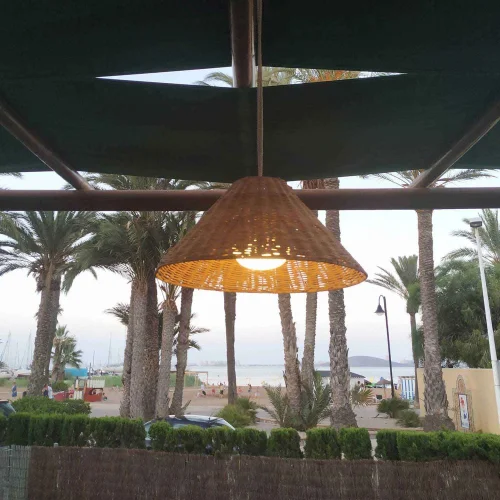 LÁMPARA COLGANTE EXTERIOR SIN CABLE CALOBRA 20 BATERIA RECARGABLE