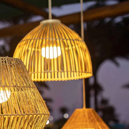 LÁMPARA COLGANTE EXTERIOR SIN CABLE REONA 30 BATERIA RECARGABLE