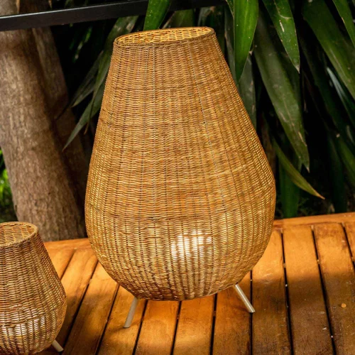 LÁMPARA DE PIE EXTERIOR SIN CABLE PORTÁTIL SAONA 70 BATERIA RECARGABLE