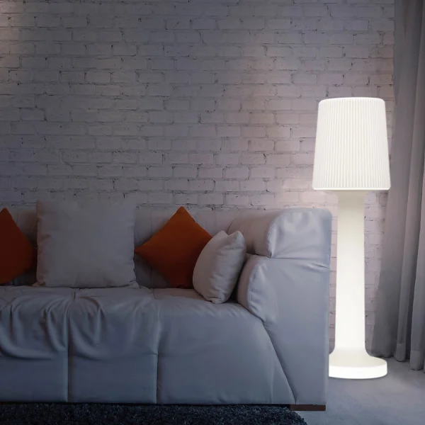 LÁMPARA DE PIE EXTERIOR CARMEN 110 CABLE LUZ FRÍA