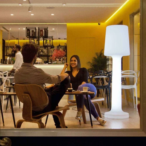 LÁMPARA DE PIE EXTERIOR CARMEN 165 CABLE LUZ FRÍA