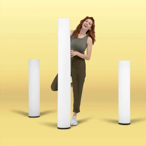 LÁMPARA DE PIE EXTERIOR FITY 100 CABLE LUZ FRÍA