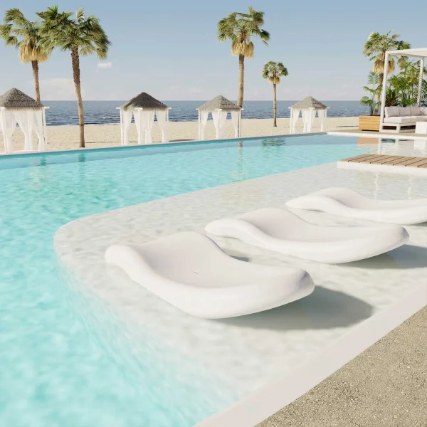 MESA EXTERIOR ACAI COLOR BLANCO 60