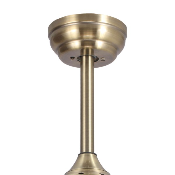 VENTILADOR DE TECHO LED RICHMOND CUERO PLEGABLE REGULABLE