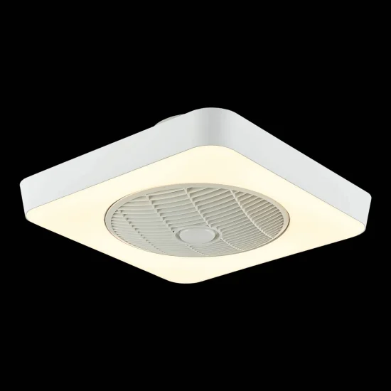 PLAFÓN VENTILADOR LED 40 W REGULABLE WI FI BLANCO TULIPAN 2