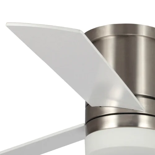 VENTILADOR DE TECHO LED 18 W REGULABLE NÍQUEL SATINADO NAYSA