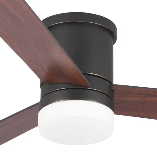 VENTILADOR DE TECHO LED 18 W REGULABLE MARRÓN NAYSA