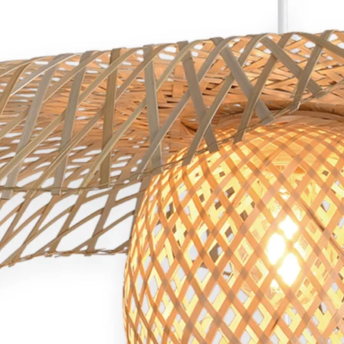LÁMPARA DE TECHO BAMBÚ GRANDE E27 NALANI