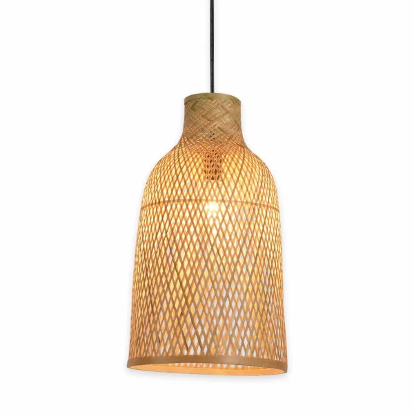 LÁMPARA DE TECHO BAMBÚ PEQUEÑA E27 IKAIA