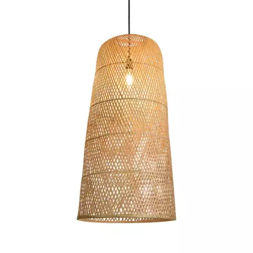 LÁMPARA DE TECHO BAMBÚ MEDIANA E27 MOANA