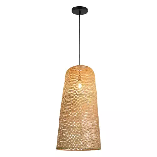 LÁMPARA DE TECHO BAMBÚ MEDIANA E27 MOANA