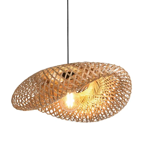 LÁMPARA DE TECHO BAMBÚ PEQUEÑA E27 KALENA LÁMPARA DE TECHO BAMBÚ PEQUEÑA E27 KALENA