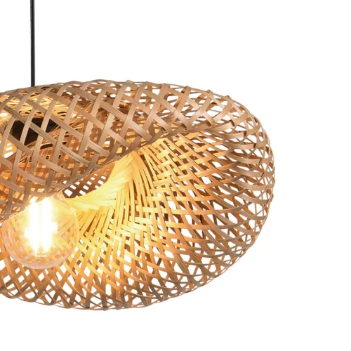 LÁMPARA DE TECHO BAMBÚ PEQUEÑA E27 KALENA LÁMPARA DE TECHO BAMBÚ PEQUEÑA E27 KALENA