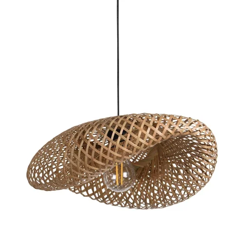 LÁMPARA DE TECHO BAMBÚ PEQUEÑA E27 KALENA LÁMPARA DE TECHO BAMBÚ PEQUEÑA E27 KALENA