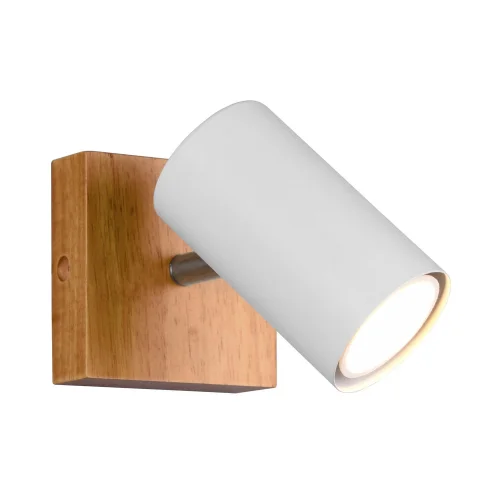 FOCO GRAFTON 1 LUZ MARRÓN CLARO BLANCO