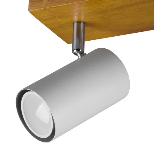 FOCO GRAFTON DE 2 LUCES MARRÓN CLARO BLANCO FOCO GRAFTON DE 2 LUCES MARRÓN CLARO BLANCO