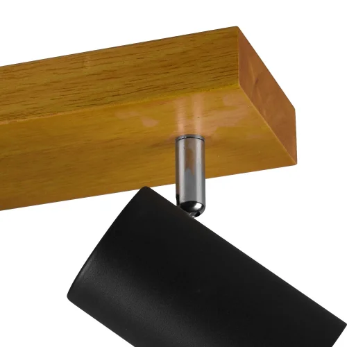 FOCO GRAFTON DE 2 LUCES MARRÓN CLARO NEGRO FOCO GRAFTON DE 2 LUCES MARRÓN CLARO NEGRO