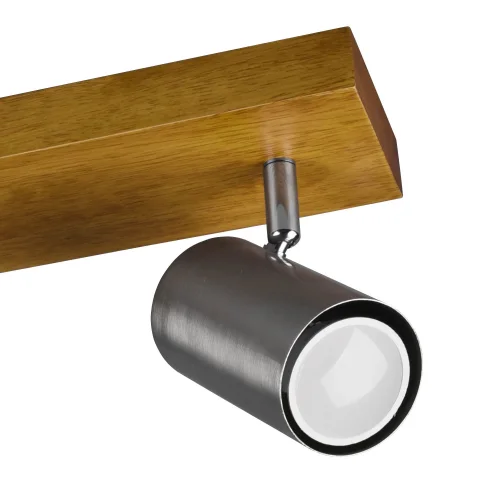 FOCO GRAFTON DE 3 LUCES MARRÓN CLARO NÍQUEL MATE FOCO GRAFTON DE 3 LUCES MARRÓN CLARO NÍQUEL MATE