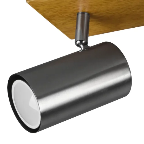 FOCO GRAFTON DE 3 LUCES MARRÓN CLARO NÍQUEL MATE FOCO GRAFTON DE 3 LUCES MARRÓN CLARO NÍQUEL MATE