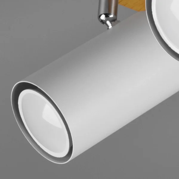 PLAFÓN DE TECHO GRAFTON 4 LUCES MARRÓN CLARO BLANCO PLAFÓN DE TECHO GRAFTON 4 LUCES MARRÓN CLARO BLANCO