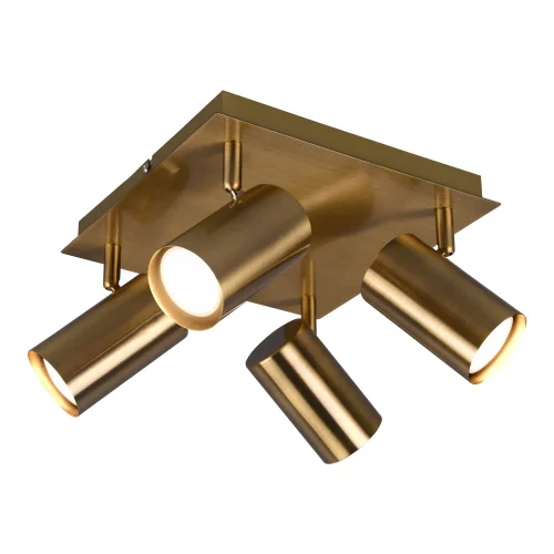 PLAFÓN DE TECHO GRAFTON 4 LUCES LATÓN ANTIGUO PLAFÓN DE TECHO GRAFTON 4 LUCES LATÓN ANTIGUO