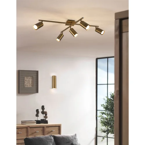 PLAFÓN DE TECHO GRAFTON LATÓN ANTIGUO PLAFÓN DE TECHO GRAFTON LATÓN ANTIGUO