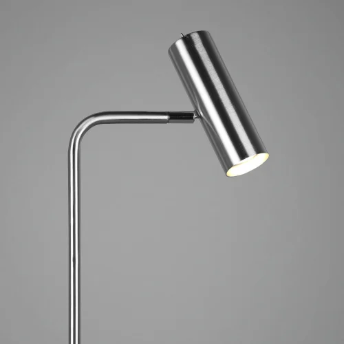 LÁMPARA DE PIE GRAFTON NÍQUEL MATE LÁMPARA DE PIE GRAFTON NÍQUEL MATE