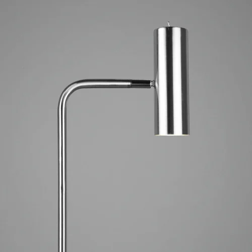 LÁMPARA DE PIE GRAFTON NÍQUEL MATE LÁMPARA DE PIE GRAFTON NÍQUEL MATE