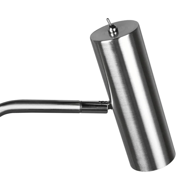 LÁMPARA DE PIE GRAFTON NÍQUEL MATE LÁMPARA DE PIE GRAFTON NÍQUEL MATE