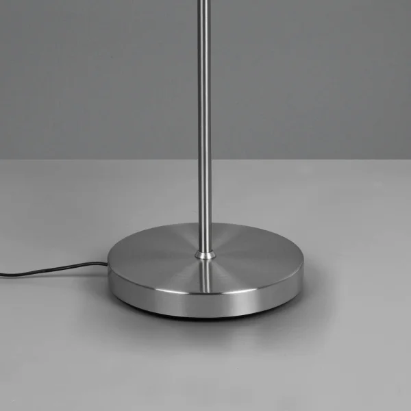 LÁMPARA DE PIE GRAFTON NÍQUEL MATE LÁMPARA DE PIE GRAFTON NÍQUEL MATE