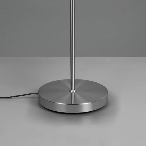 LÁMPARA DE PIE GRAFTON NÍQUEL MATE LÁMPARA DE PIE GRAFTON NÍQUEL MATE