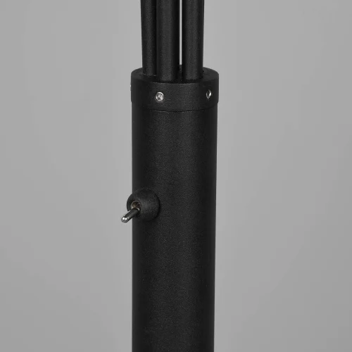 LÁMPARA DE PIE 5 LUCES NEGRO E14 JULIANA