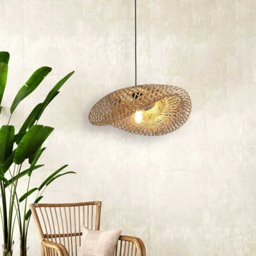 LÁMPARA DE TECHO BAMBÚ PEQUEÑA E27 KALENA LÁMPARA DE TECHO BAMBÚ PEQUEÑA E27 KALENA