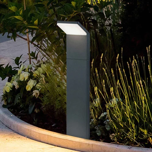 BALIZA EXTERIOR LED 9 W 3000K ANTRACITA IP54 50 CM CROCUS