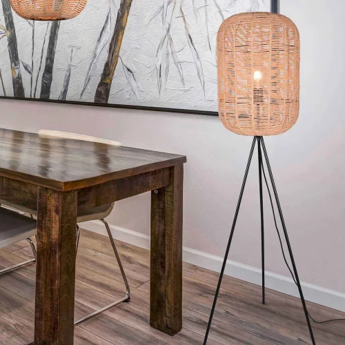 LÁMPARA DE PIE Ø35 CM SISAL E27 OLAV