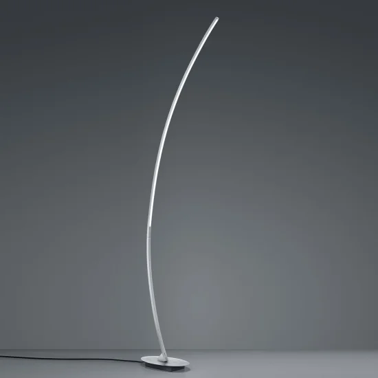 LÁMPARA DE PIE LED THEODOR 11W 3000K ALUMINIO PULIDO