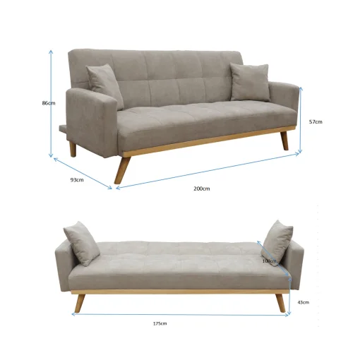 SOFÁ CAMA KAKI REGINA