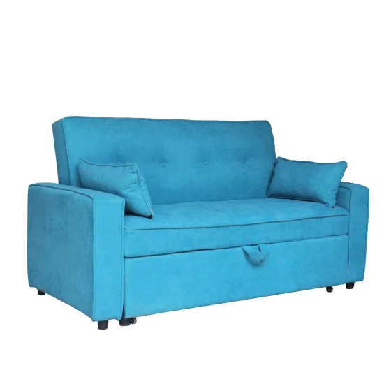 SOFÁ CAMA AZUL LEXIE 2