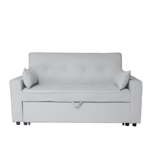 SOFÁ CAMA GRIS CLARO LEXIE SOFÁ CAMA GRIS CLARO LEXIE