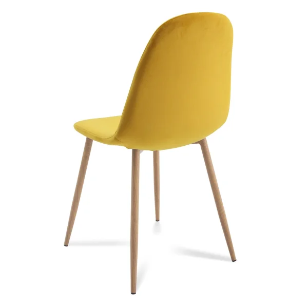 SILLA STENMARK MOSTAZA PATAS COLOR NATURAL SILLA STENMARK MOSTAZA PATAS COLOR NATURAL