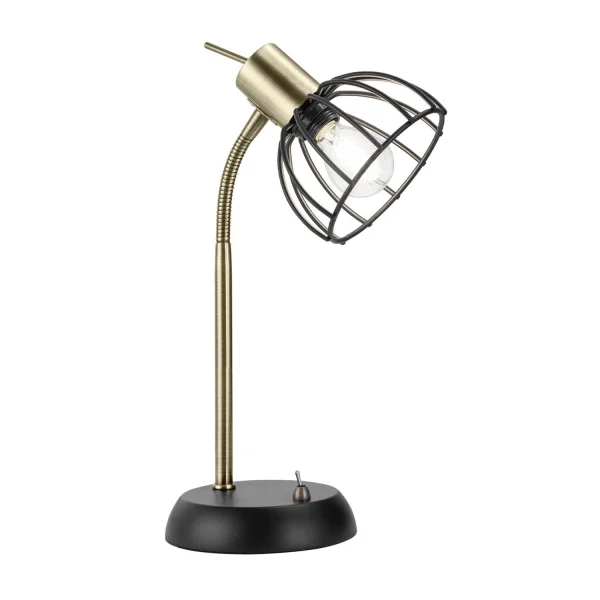 LÁMPARA DE MESA NEGRO MATE GABRIELLE LÁMPARA DE MESA NEGRO MATE GABRIELLE