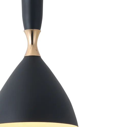 LÁMPARA DE TECHO NEGRO/DORADO BRICE