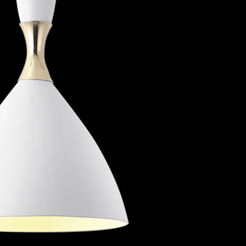 LÁMPARA DE TECHO BLANCO/DORADO BRICE