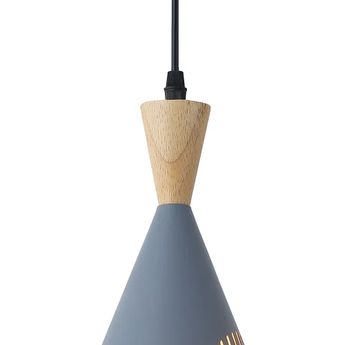 LÁMPARA DE TECHO GRIS ELNA