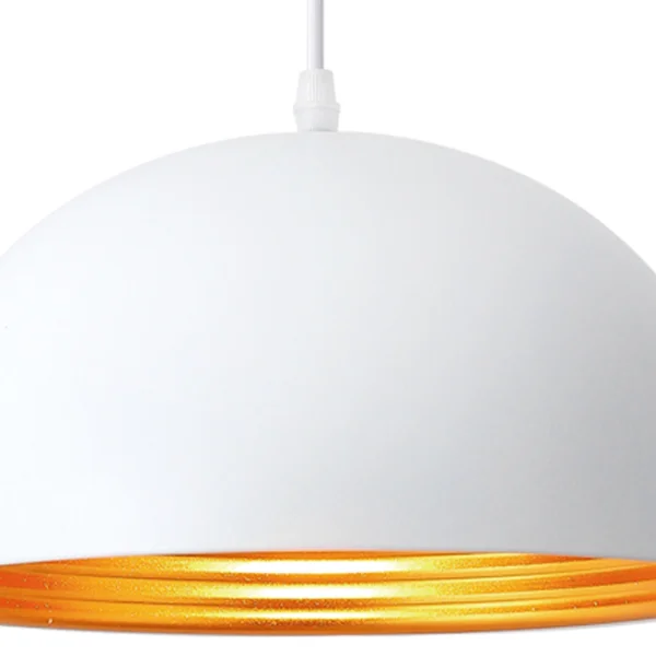 LÁMPARA DE TECHO ACERO BLANCO Ø 30 CM IRUNE LÁMPARA DE TECHO ACERO BLANCO Ø 30 CM IRUNE